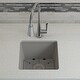 preview thumbnail 13 of 44, 15" x 15" Quartz Single Bowl Drop-In Granite Composite Sink - 15"x15"