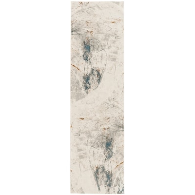 Nourison Desire Indoor only Grey Abstract Area Rug