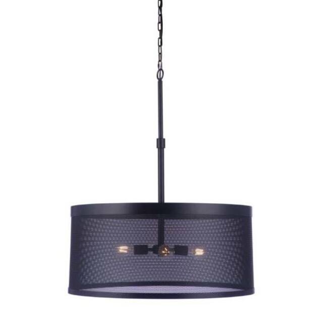 Craftmade 58994 Mesh 4 Light 28" Wide Pendant - Flat Black