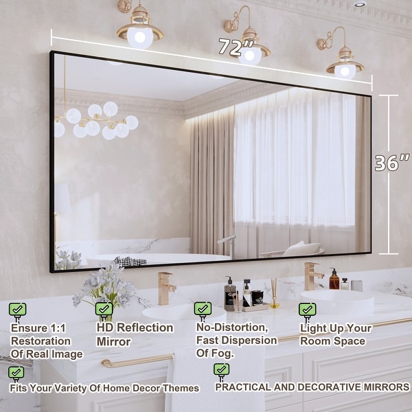 Light up mirror wall mounted deals