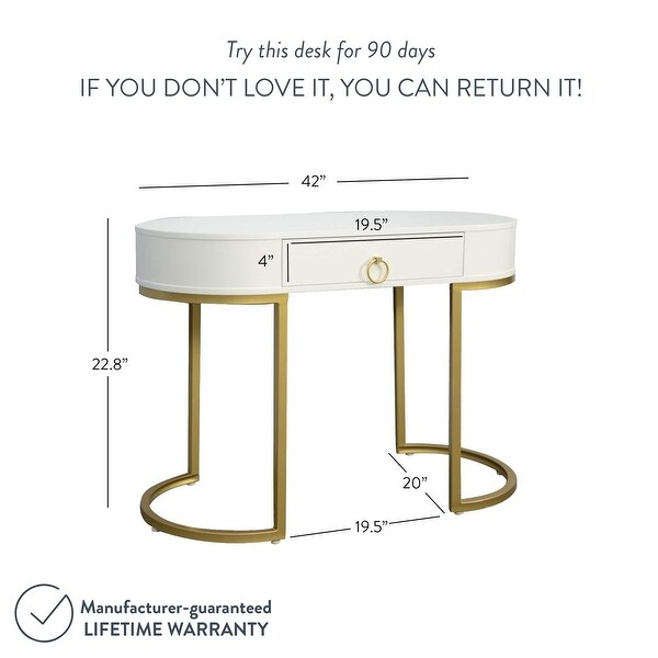 Small oval desk sale