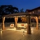 preview thumbnail 12 of 133, EROMMY Hardtop Gazebo,Outdoor Pergola with Double Roof & Netting & Curtains,Heavy Duty Canopy for Patio, Backyard, Pool party