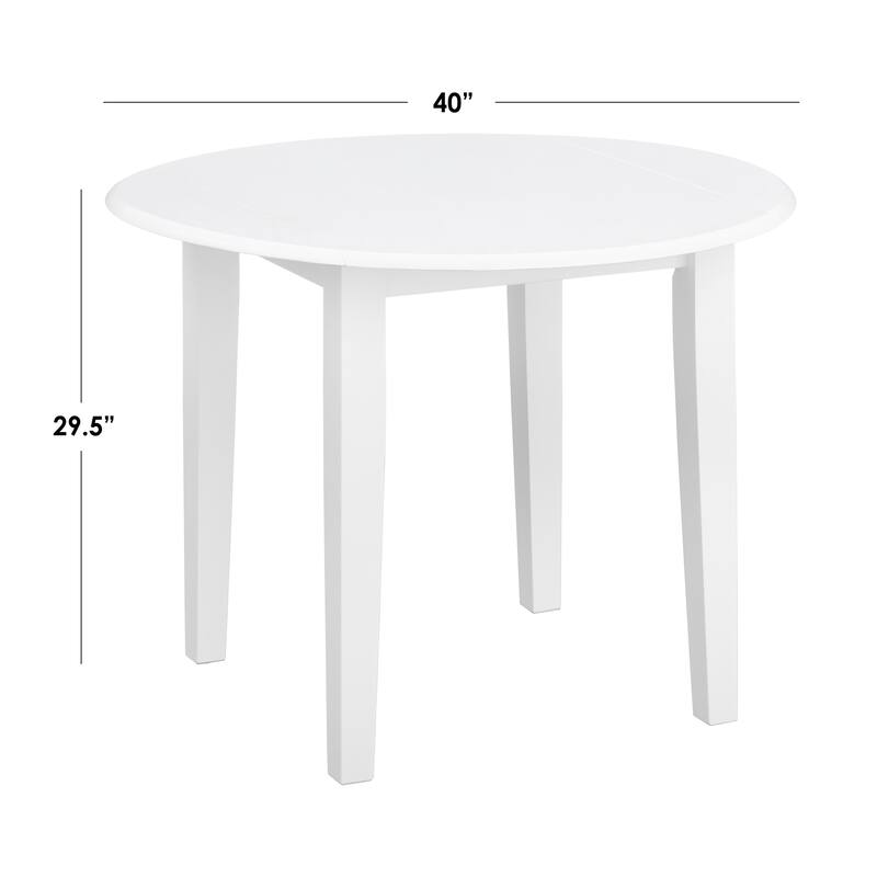 Simple Living Rollo Solid Wood 5-piece Drop-Leaf Dining Set