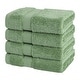 preview thumbnail 25 of 60, American Soft Linen, Salem Luxury 4 Pack Washcloth Set, %100 Combed Cotton, 13 x 13 Washcloths