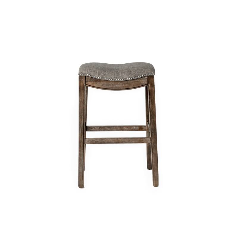 Maven Lane Adrien Saddle Kitchen Dining Stool