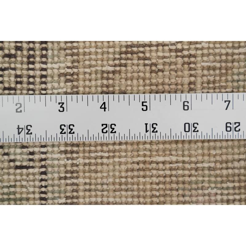 Hand Knotted Oriental 100% Wool Carpet Traditional Floral Green Tabriz Area Rug - 12' 2'' X 9' 4''