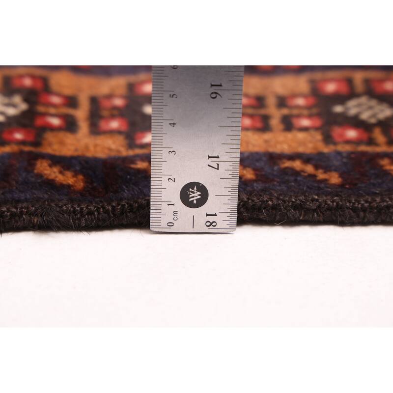 ECARPETGALLERY Hand-knotted Teimani Red Wool Rug - 3'7 x 5'11