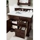 preview thumbnail 32 of 34, James Martin Vanities Brookfield 36" Single Vanity, Burnished Mahogany
