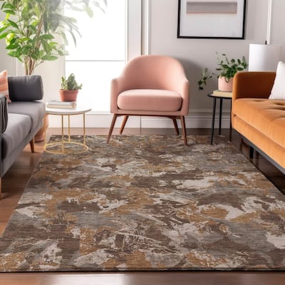Premium Washable Super Soft Abstract Floral Mayfield Rug