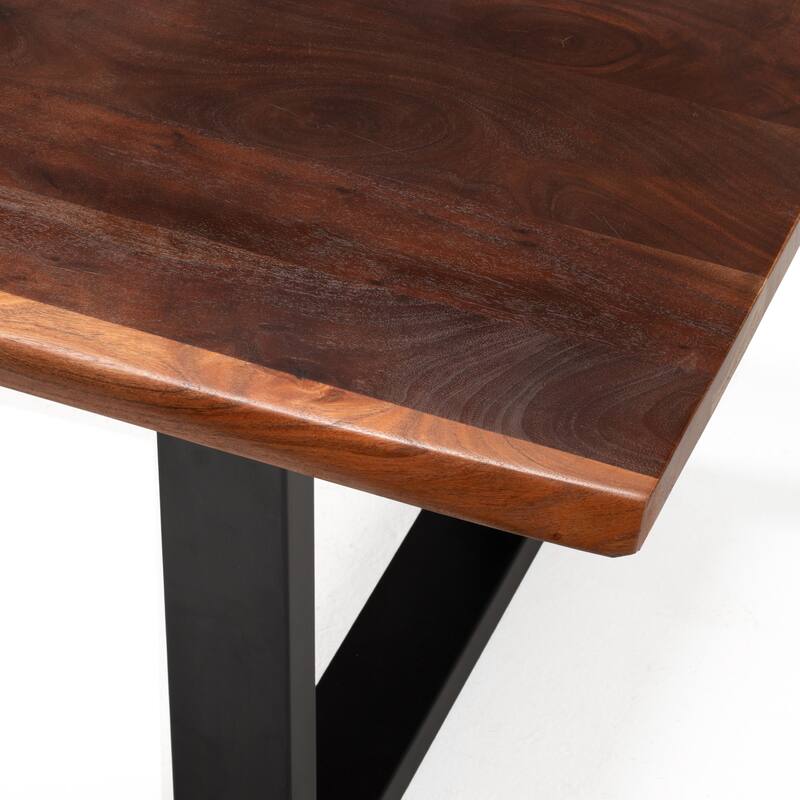 Modrest Taylor Modern Live Edge Wood Dining Table