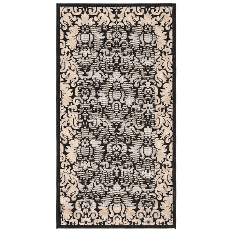 SAFAVIEH Courtyard Peggie Indoor/ Outdoor Patio Backyard Rug