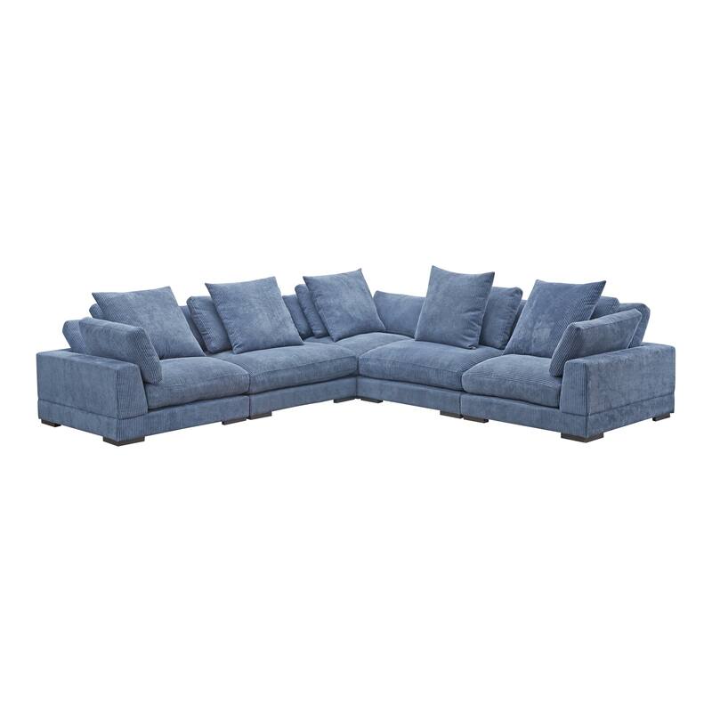 Aurelle Home Modern Timothy Modular Sectional - Large Classic L