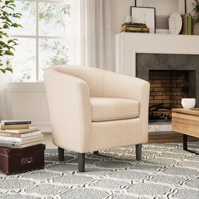 Sasha Boucle Barrel Chair