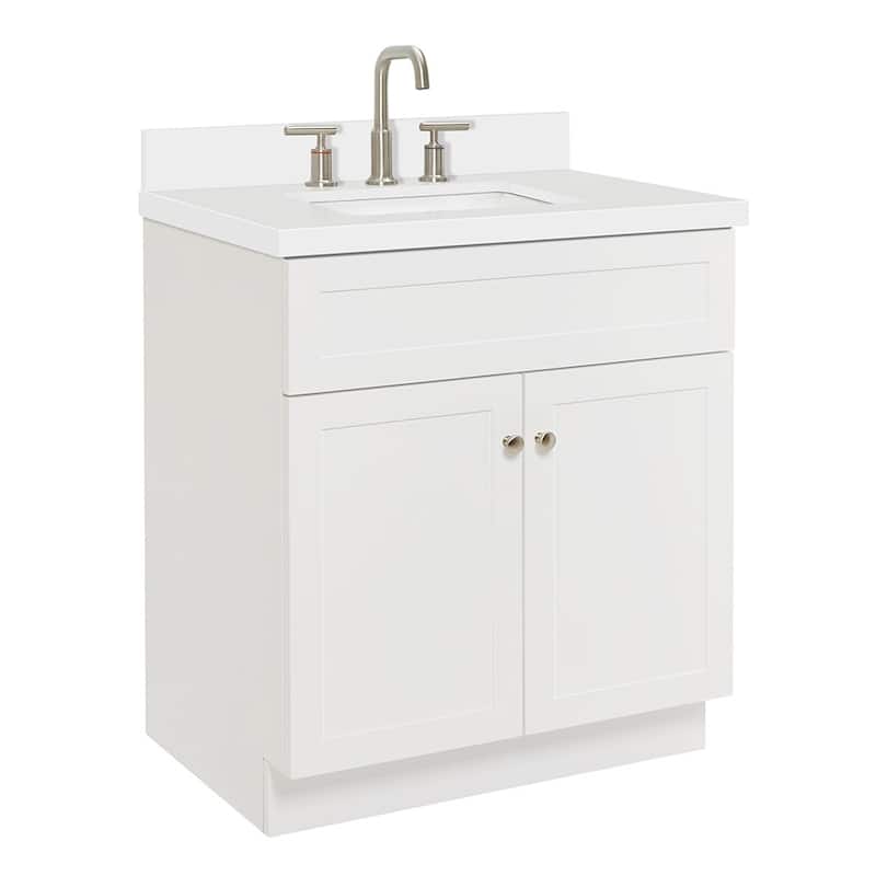Ariel F031SWQRVO Hamlet 31" Free Standing Single Basin Vanity Set with
