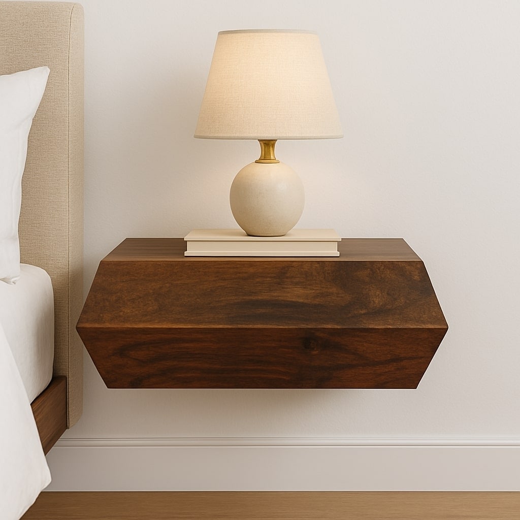 Artisan Furniture Solid Wood Prisma Wall-Mounted Unit , Brown