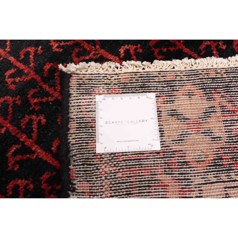 ECARPETGALLERY Hand-knotted Anatolian Vintage Dark Navy Wool Rug - 4'9 x 9'1