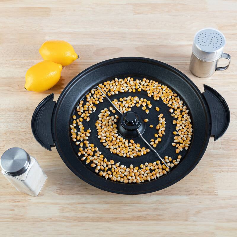 Electric Popcorn Machine 800W with Auto Stirrer