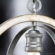 preview thumbnail 5 of 5, Luxury Vintage Pendant Light, 14"H x 12"W, with Modern Farmhouse Style, Galvanized Steel Finish by Urban Ambiance