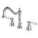 preview thumbnail 1 of 7, Kingston Brass Bel Air Widespread Bathroom Faucet - Includes Metal Chrome