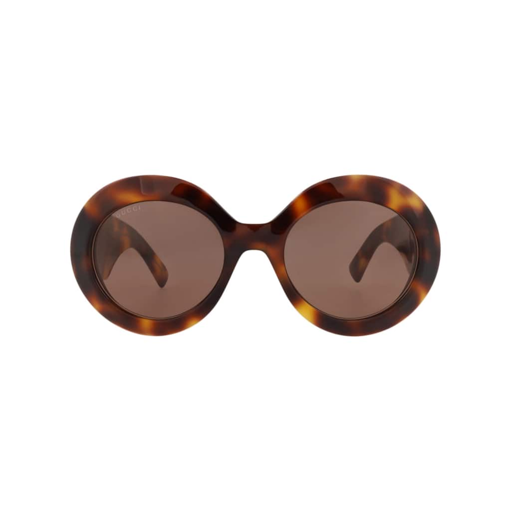 Gucci Round-Frame Recycled Acetate Sunglasses