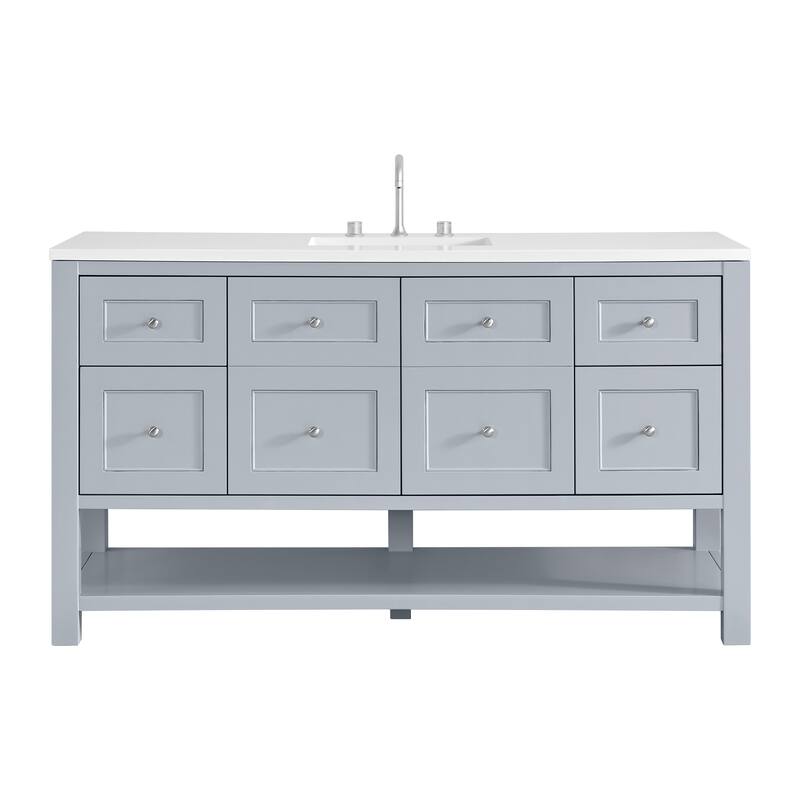 Breckenridge 60" Single Vanity, Serenity Blue