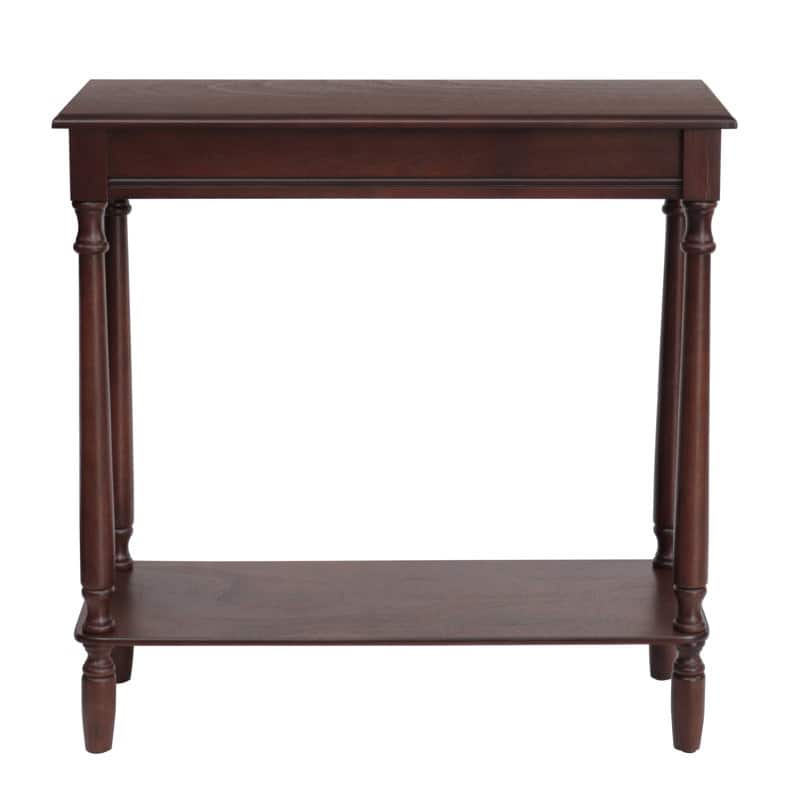 28.25'' Console Table ,28.25'' H X 28.25'' W X 11.8'' D,Walnut