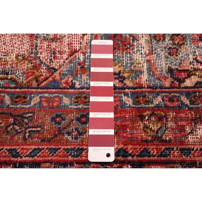ECARPETGALLERY Hand-knotted Antalya Vintage Red Wool Rug - 9'8 x 12'3