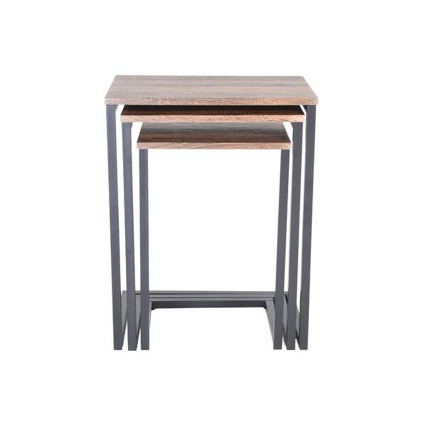 Nesting Side/End Tables Set of 3 - Chestnut