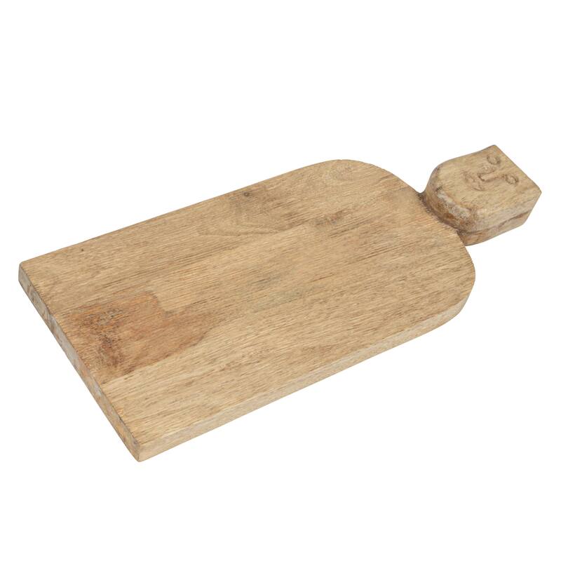 Hand-Carved Mango Wood Cheese Slicer and Cutting Board