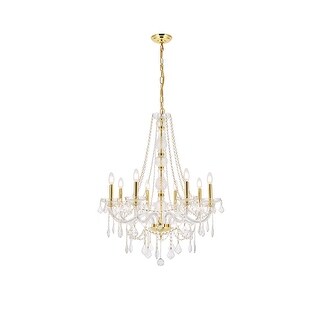 Verona 8-Light 28 in. Chandelier (Available in Chrome and Gold)