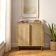 preview thumbnail 7 of 5, Art Leon Handcrafted Wood Sideboard with 2 Doors