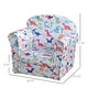 preview thumbnail 3 of 7, Qaba Kid's Sofa Armchair with Dinosaur Design and Thick Padding