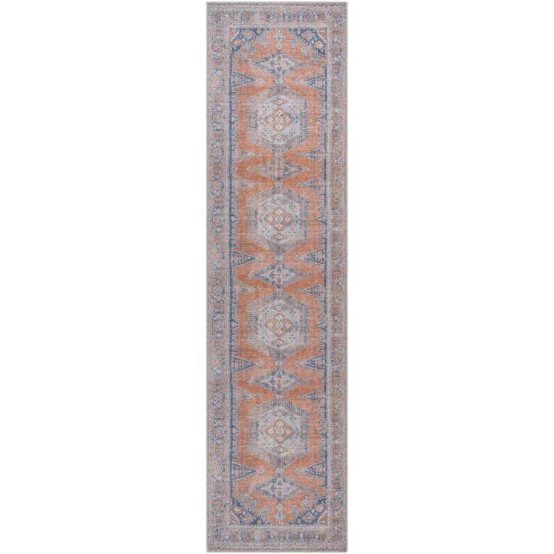 Livabliss Colin Traditional Medallion Washable Area Rug