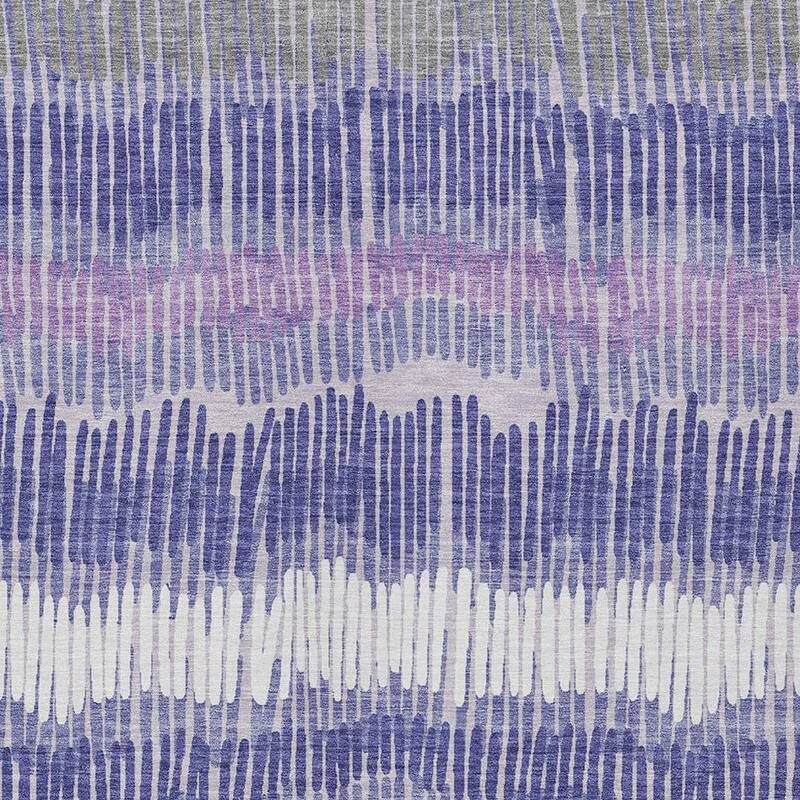 HomeRoots Striped Transitional Rectangle Outdoor Rug