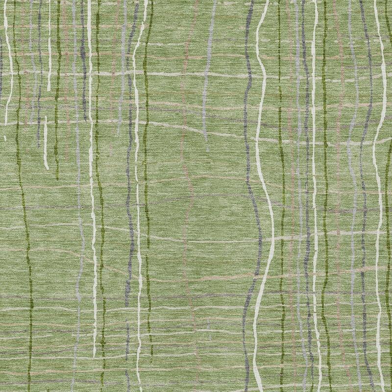 HomeRoots Striped Transitional Rectangle Outdoor Rug