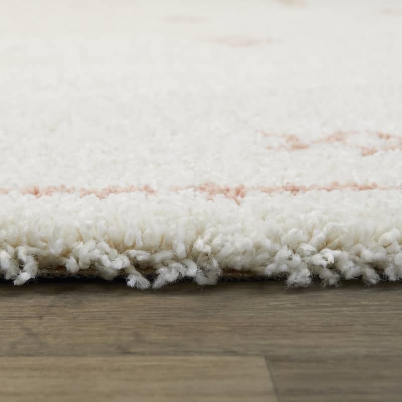 Eila Geometric Southwestern Shag Area Rug