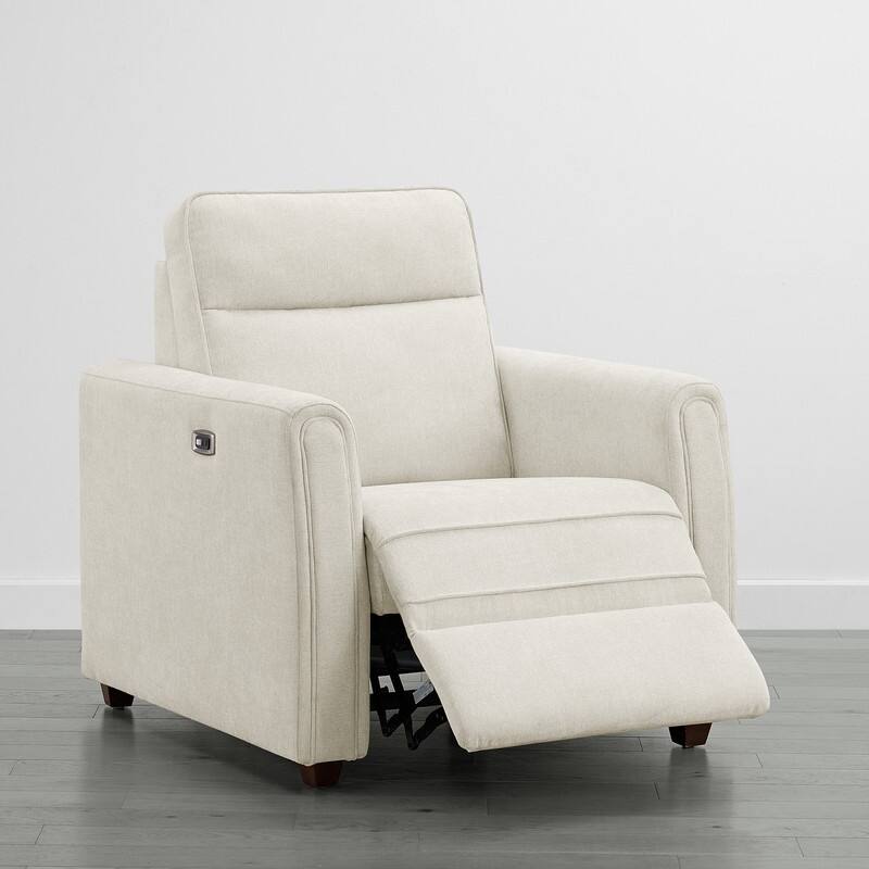 Spruce & Spring Katie Modern Zero Wall Power Recliner - Cream