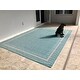 Unique Loom Outdoor Soft Border Area Rug