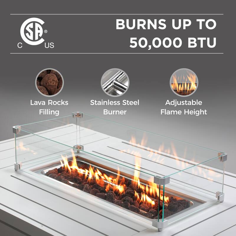 54in Propane Fire Pit Table