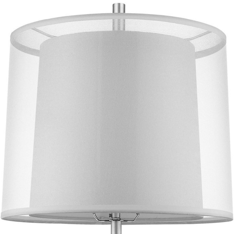 Modern 31 Inch Metal Table Lamp with Shade and Harp Fitter - 13.50" x 13.50" x 30.50"