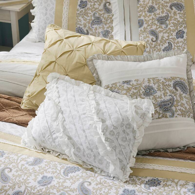 Madison Park Vanessa 9 Piece Cotton Percale Comforter Set