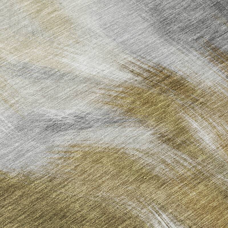 HomeRoots Abstract Transitional Rectangle Outdoor Rug