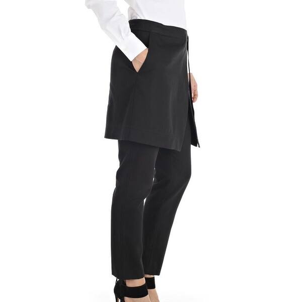 Shop Dkny New Black Womens Size 10 Skirt Overlay Casual Ankle