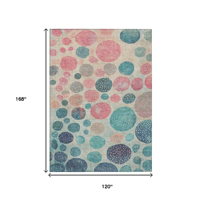 HomeRoots Geometric Transitional Rectangle Outdoor Rug