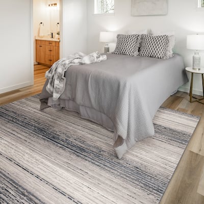 Gertmenian Flora Transitional Casual Modern Soft High-Low Polypropylene Polyester Indoor Area Rug Collection