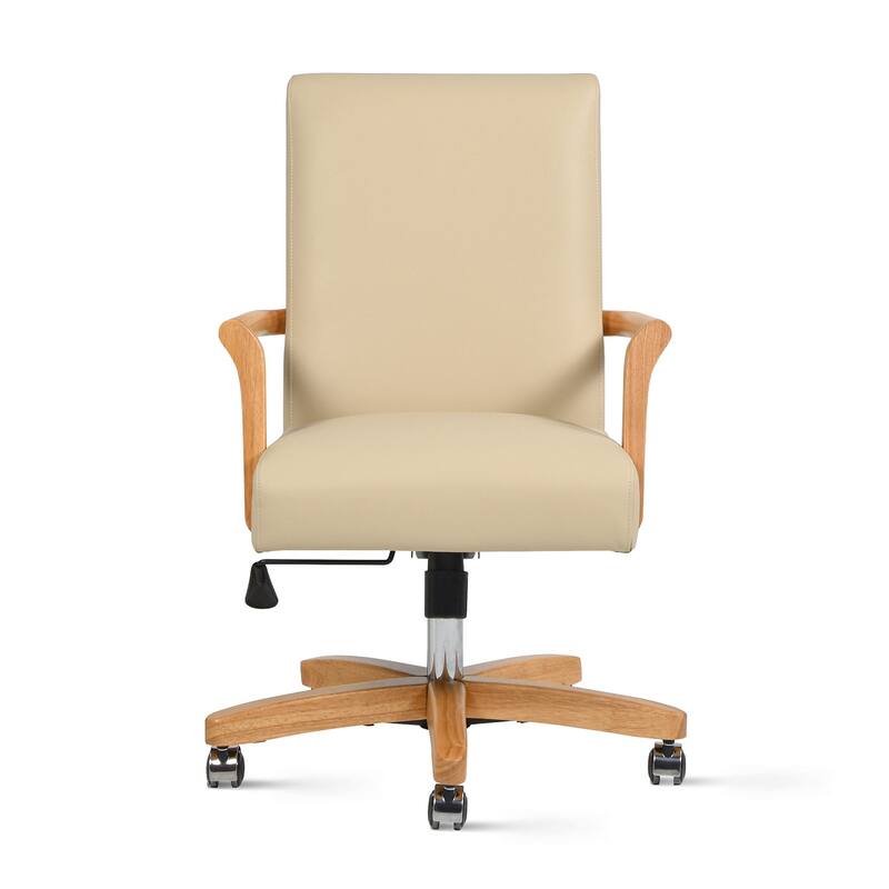 High Back Executive Home Office Chair, Ergonomic Design Work Chair, Study Desk Chair with Lumbar Support and Wheels - N/A