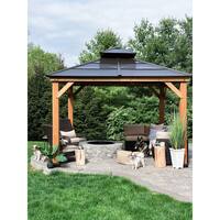 10 X 10 Size Sunjoy Gazebos Pergolas Shop Online At Overstock
