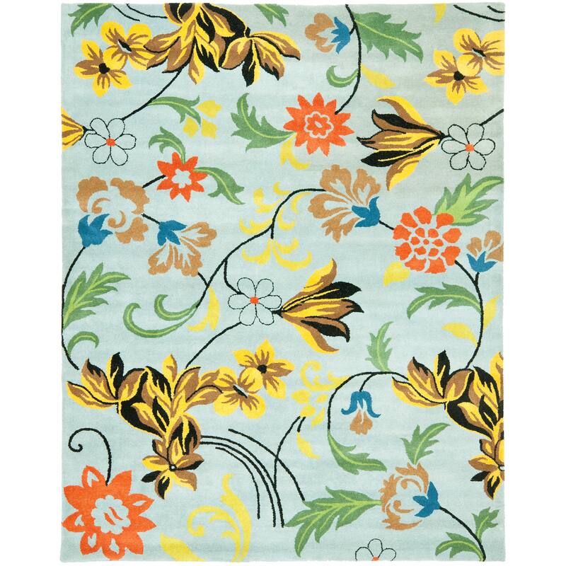 SAFAVIEH Handmade Soho Echo Floral N.Z. Wool Rug