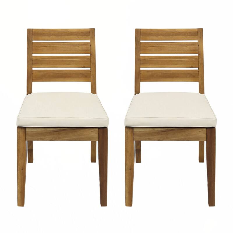Outdoor Armless Dining Chair(Set of 2)