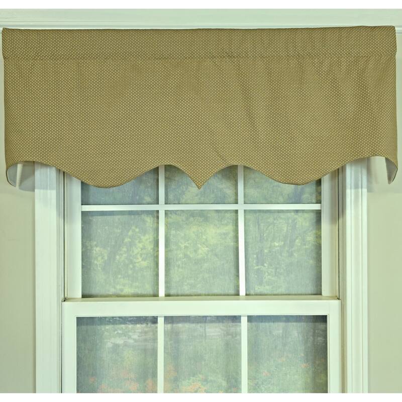 RLF Home Basket Weave Regal Valance